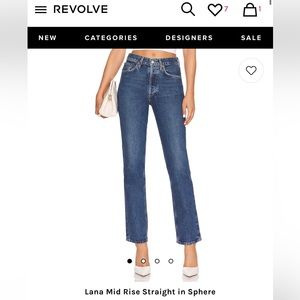 AGOLDE Lana Mid Rise